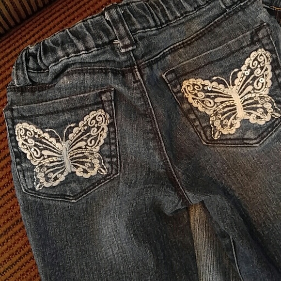 Set of 2 Girls Decorative Jeans - Picture 2 of 6